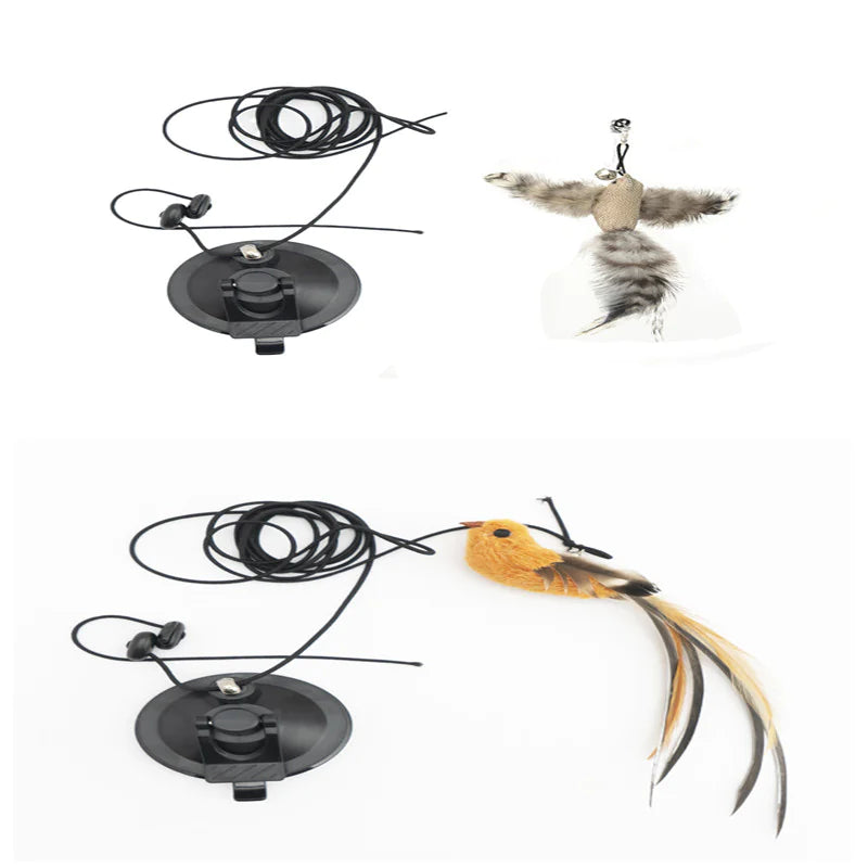 Juguete para gatos con puerta colgante
